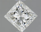 Diamante Naturale Taglio Princess 0.44ct EX/VG I VS1 - GIA - 4.31x4.13x3.0mm