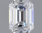 Diamante Naturale Taglio Smeraldo 0.53ct VG/VG D VVS2 - GIA - 5.17x3.83x2.58mm