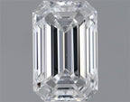 Diamante Naturale Taglio Smeraldo 0.39ct VG/EX F VVS2 - GIA - 5.26x3.34x2.31mm