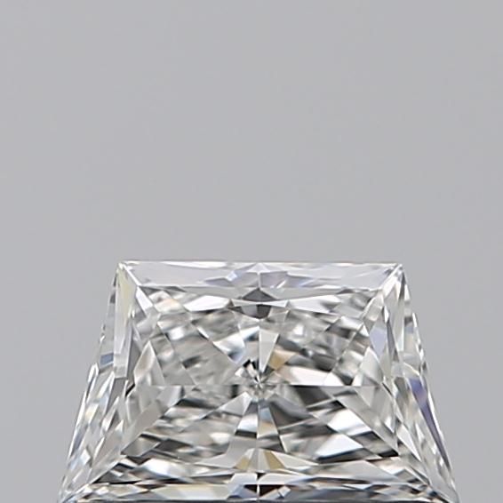 Diamante Naturale Taglio Trapezio 0.51ct EX/EX G VVS2 - GIA - 6.51x3.95x2.61mm