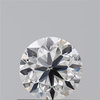 Diamante Naturale Taglio Brillante 0.7ct VG/G/EX E VVS2 - GIA - 5.46x5.54x3.57mm