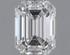 Diamante Naturale Taglio Smeraldo 0.47ct VG/EX E VVS2 - GIA - 4.99x3.72x2.59mm