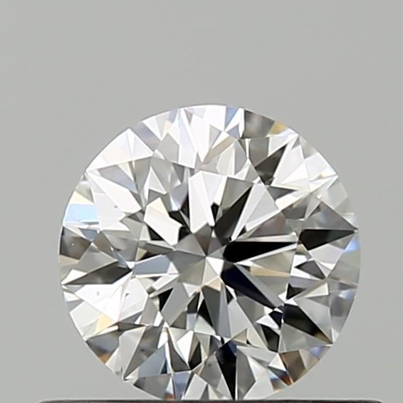 Diamante Naturale Taglio Brillante 0.5ct 3EX G VS1 - GIA - 5.08x5.05x3.17mm