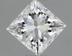 Diamante Naturale Taglio Princess 0.34ct VG/EX F IF - GIA - 3.76x3.75x2.84mm