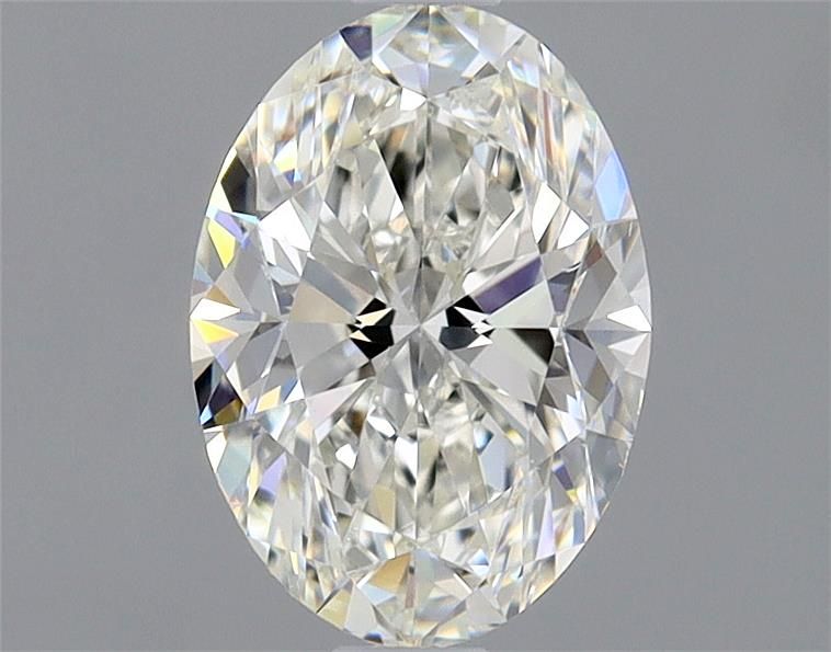 Diamante Naturale Taglio Ovale 0.9ct EX/EX H VS2 - GIA - 7.46x5.3x3.45mm