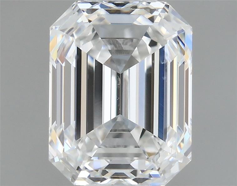 Diamante Naturale Taglio Smeraldo 0.64ct VG/EX F VVS1 - GIA - 5.38x4.14x2.86mm