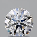 Diamante Naturale Taglio Brillante 1.34ct 3EX E VS1 - GIA - 7.06x7.03x4.37mm
