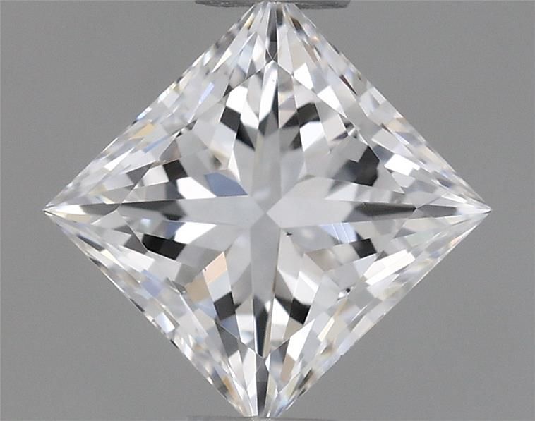Diamante Naturale Taglio Princess 0.47ct EX/EX E VS1 - GIA - 4.28x4.15x3.13mm