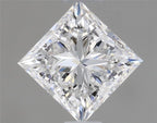 Diamante Naturale Taglio Princess 0.52ct EX/EX E VVS1 - GIA - 4.28x4.25x3.14mm