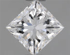 Diamante Naturale Taglio Princess 0.47ct EX/EX E VS1 - GIA - 4.28x4.15x3.13mm