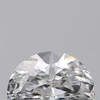 Diamante Naturale Taglio Mezzaluna 0.34ct VG/EX D VVS2 - GIA - 6.2x3.46x2.28mm