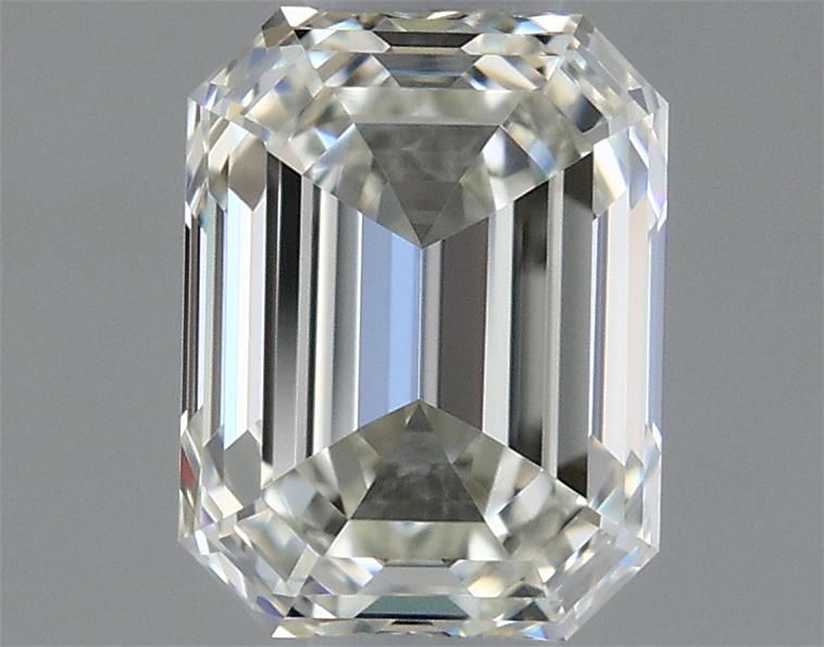 Diamante Naturale Taglio Smeraldo 0.6ct VG/EX J VVS1 - GIA - 5.21x3.98x2.76mm