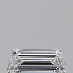 Diamante Naturale Taglio Trapezio 0.32ct VG/VG E VVS2 - GIA - 6.87x2.75x1.86mm