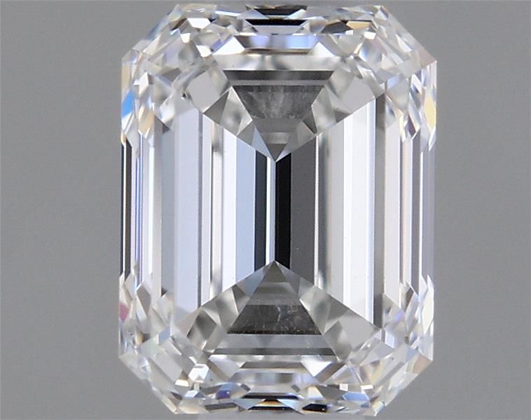 Diamante Naturale Taglio Smeraldo 0.62ct VG/EX E VVS2 - GIA - 5.27x4.02x2.8mm