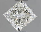 Diamante Naturale Taglio Princess 0.38ct VG/EX J VVS1 - GIA - 3.9x3.75x2.8mm