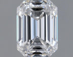 Diamante Naturale Taglio Smeraldo 0.36ct VG/VG D VVS2 - GIA - 4.65x3.32x2.3mm