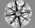 Diamante Naturale Taglio Brillante 0.86ct 3EX D IF - GIA - 6.09x6.05x3.79mm