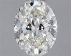 Diamante Naturale Taglio Ovale 0.46ct VG/EX I VS2 - GIA - 5.71x4.35x2.83mm