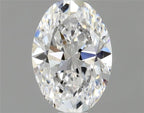 Diamante Naturale Taglio Ovale 0.58ct EX/VG D VS1 - GIA - 6.6x4.63x2.9mm