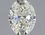 Diamante Naturale Taglio Ovale 0.61ct VG/EX J VVS1 - GIA - 6.43x4.78x3.01mm