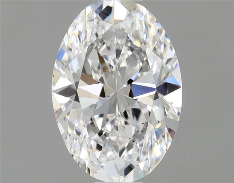 Diamante Naturale Taglio Ovale 0.58ct EX/VG D VS1 - GIA - 6.6x4.63x2.9mm