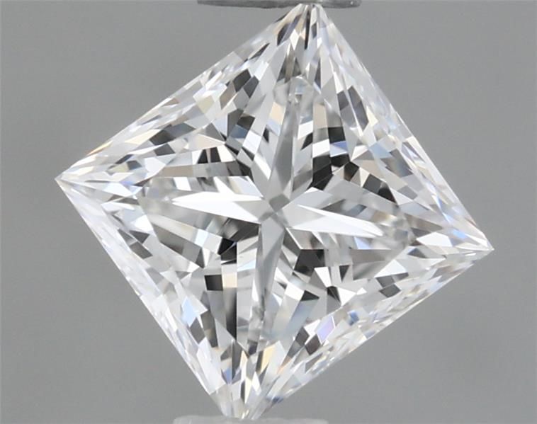 Diamante Naturale Taglio Princess 0.46ct VG/EX E VVS2 - GIA - 4.12x4.07x3.1mm