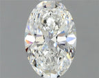 Diamante Naturale Taglio Ovale 0.7ct VG/VG F VVS2 - GIA - 7.35x4.83x3.05mm