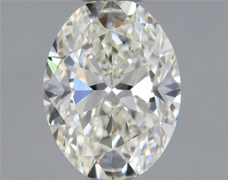 Diamante Naturale Taglio Ovale 0.61ct VG/EX J VVS1 - GIA - 6.43x4.78x3.01mm