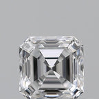 Diamante Taglio Smeraldo Quadrato 0.5ct VG/EX D VS1 - GIA - 4.38x4.38x2.93mm