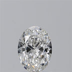 Diamante Naturale Taglio Ovale 0.8ct EX/EX E VVS2 - IGI - 7.28x5.28x3.1mm