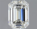 Diamante Naturale Taglio Smeraldo 0.42ct VG/VG J VVS2 - GIA - 4.92x3.52x2.45mm