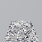 Diamante Naturale Taglio Trapezio 0.45ct VG/VG D VVS2 - GIA - 6.79x3.97x2.5mm