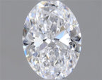Diamante Naturale Taglio Ovale 0.43ct EX/VG D VVS1 - GIA - 5.92x4.23x2.66mm