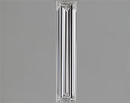 Diamante Naturale Taglio Baguette 0.21ct VG/EX D VS1 - GIA - 8.86x1.74x1.22mm