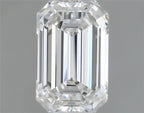 Diamante Naturale Taglio Smeraldo 0.46ct VG/VG F VVS1 - GIA - 5.54x3.52x2.37mm