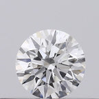 Diamante Naturale Taglio Brillante 0.19ct 3EX F VS2 - GIA - 3.67x3.64x2.29mm