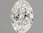 Diamante Naturale Taglio Ovale 0.5ct VG/VG F VVS1 - GIA - 6.59x4.4x2.77mm
