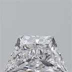 Diamante Naturale Taglio Trapezio 0.42ct VG/VG D VVS1 - GIA - 6.67x3.84x2.52mm