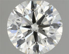 Diamante Naturale Taglio Brillante 0.61ct VG/VG/EX J VS1 - GIA - 5.27x5.34x3.4mm