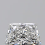 Diamante Naturale Taglio Trapezio 0.54ct EX/EX F VVS1 - GIA - 6.58x4.0x2.67mm
