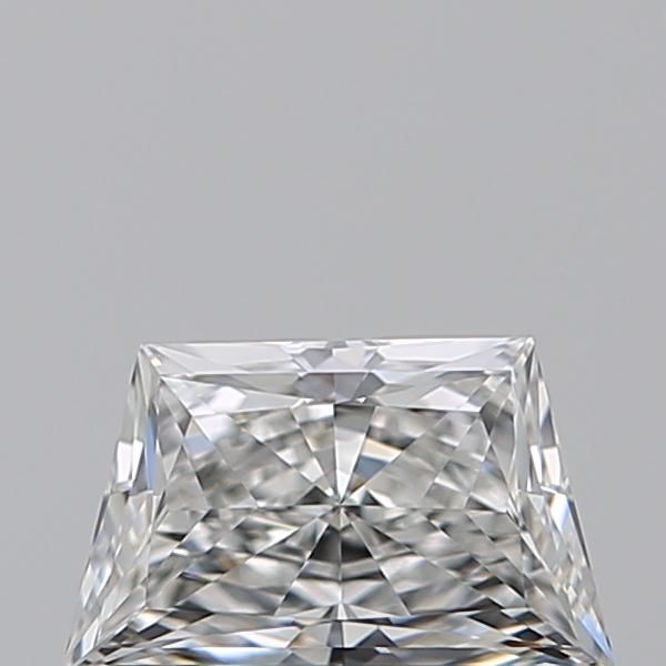Diamante Naturale Taglio Trapezio 0.54ct EX/EX F VVS1 - GIA - 6.58x4.0x2.67mm