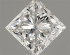 Diamante Naturale Taglio Princess 0.46ct VG/EX E VS1 - GIA - 4.08x4.04x3.05mm