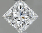 Diamante Naturale Taglio Princess 0.37ct EX/EX E VS1 - GIA - 4.07x3.97x2.93mm
