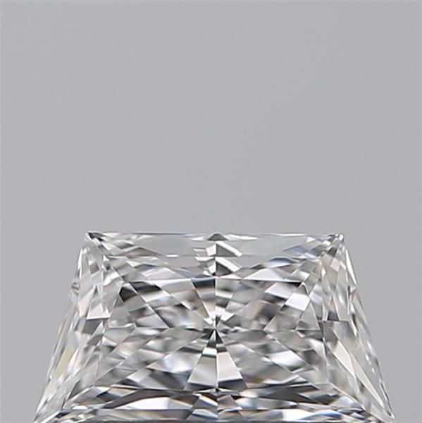 Diamante Naturale Taglio Trapezio 0.51ct EX/EX E VVS1 - GIA - 6.96x3.74x2.49mm