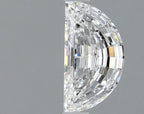 Diamante Naturale Taglio Mezzaluna 0.53ct VG/EX D VS2 - GIA - 7.09x3.81x2.45mm
