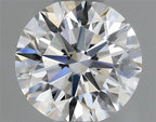Diamante Naturale Taglio Brillante 0.61ct 3EX F VVS2 - GIA - 5.39x5.42x3.38mm