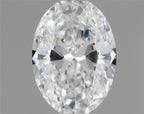 Diamante Naturale Taglio Ovale 0.35ct VG/EX E VS1 - GIA - 5.64x4.03x2.37mm