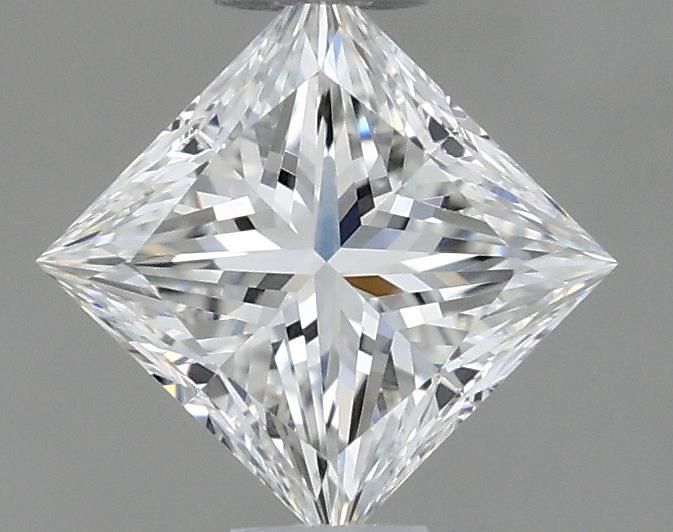Diamante Naturale Taglio Princess 0.37ct EX/EX E VS1 - GIA - 4.07x3.97x2.93mm