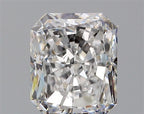Diamante Naturale Taglio Radiant 0.9ct G/G D IF - GIA - 5.74x4.76x3.34mm