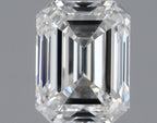 Diamante Naturale Taglio Smeraldo 0.37ct VG/VG G IF - GIA - 4.51x3.43x2.39mm